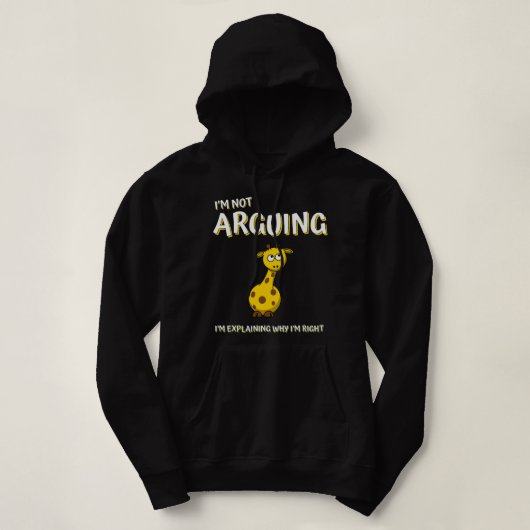 Ik betoog niet dat ik uitlegde waarom ik gelijk gr hoodie (Design voorkant)