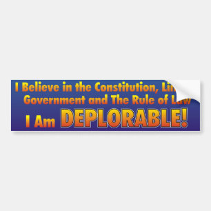 Ik betreur het! bumpersticker