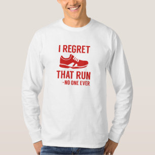 Ik betreur het dat die vlucht t-shirt
