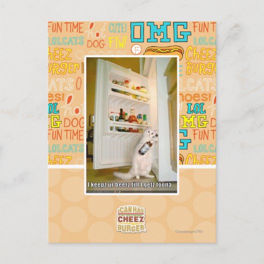 Ik bewaar onze bieren briefkaart (Voorkant)