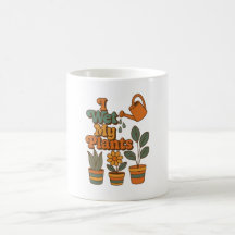 Ik bewater mijn planten – Retro 70s strepen