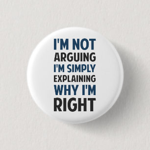 Ik beweer niet dat ik het uitleg. ronde button 3,2 cm