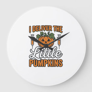 Ik bezorg de kleine pompoenen Halloween-verpleegst Grote Klok