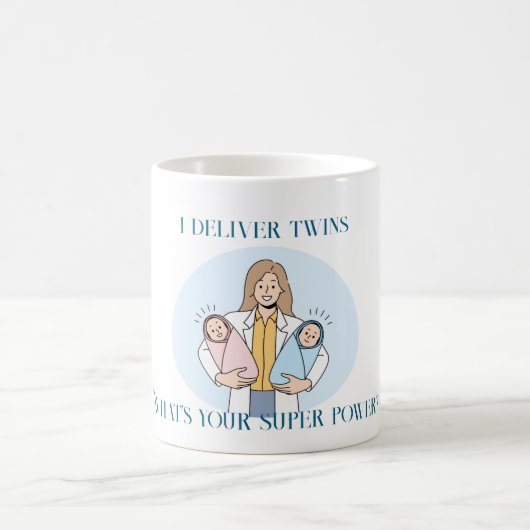 Ik bezorg een tweeling koffiemok (Center)