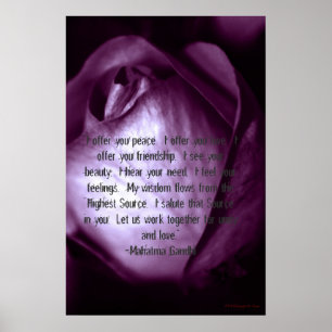 "Ik bied je vrede...." Poster