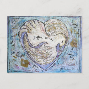 Ik bied vrede aan briefkaart