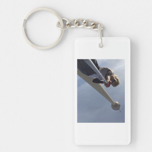 Ik bij Berliner Fernsehturm!!! Sleutelhanger (Voorkant)