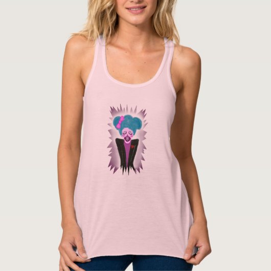 " Ik bite niet " Tanktop (Voorkant)