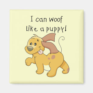 Ik blaf als de T-shirts en de Giften van een Puppy Magneet