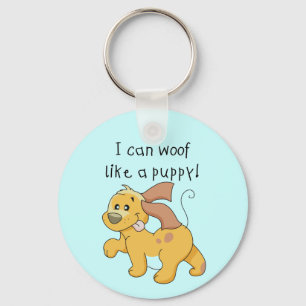Ik blaf als de T-shirts en de Giften van een Puppy Sleutelhanger