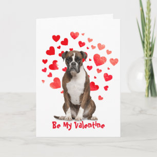 Ik blaf van liefde voor jou Boxerhond Valentijn Feestdagen Kaart