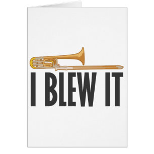 Ik blauw het trombone