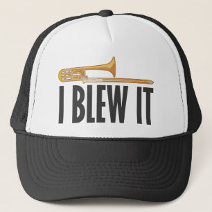 Ik blauw het trombone trucker pet