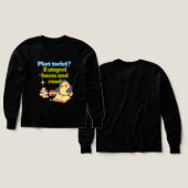 Ik bleef thuis en las Penguin Pullover Cozy Bookis (Voorkant /achterkant)