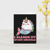 Ik Bleek Mijn Stink Rimpel  Kaart (Gele Bloem)