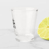 Ik blijf de facturen horen shot glas (Rechts)