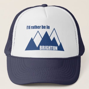 Ik blijf liever in Brighton Utah Mountain Trucker Pet