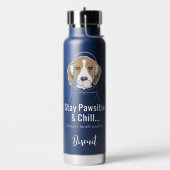 Ik blijf passief en kil hond grappige beagle waterfles (Links)