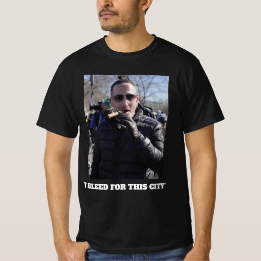 Ik bloedde voor deze stad t-shirt (Voorkant)