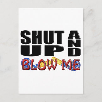 IK BLOEG EN BLOEK ME (partijvoordeel) Uitnodiging Briefkaart