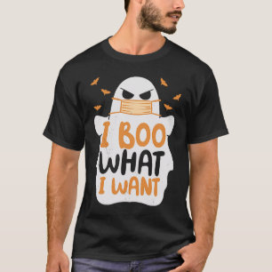 Ik Boe Wat Ik Wil Halloween Griezelig Eng Schattig T-shirt