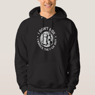 Ik boksen niet, ik sla de f*ck uit voor boksen hoodie