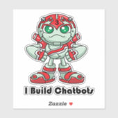 Ik bouw chatten sticker (Vel)