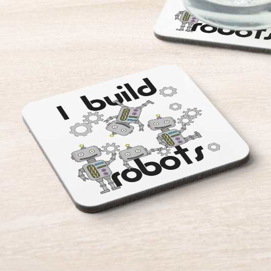 Ik bouw Robots Bier Onderzetter (Linkerzijde)