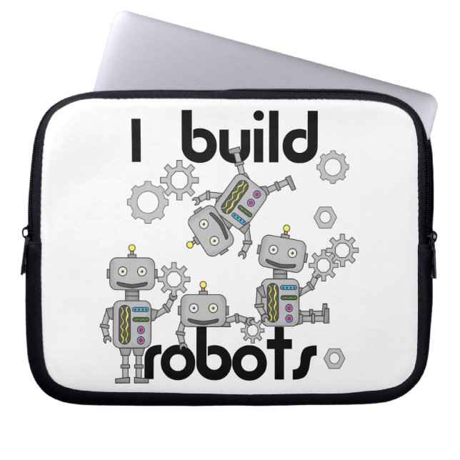 Ik bouw Robots Laptop Sleeve (Voorkant)