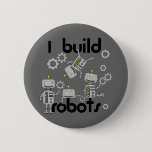 Ik bouw robots ronde button 5,7 cm