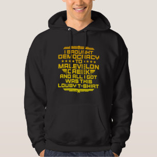 Ik bracht democratie Helldivers een grappige missi Hoodie