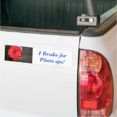 Ik Brake voor Foto's. Bumpersticker (Op Truck)