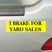 IK BRAKE VOOR GARDE VERKOOP BUMPERSTICKER (Op auto)