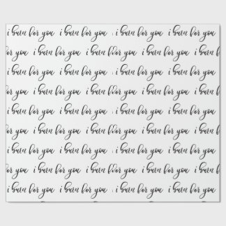 Ik brand voor jou cadeaupapier