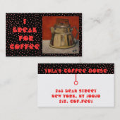 IK BREAK VOOR KOFFIE - VISITEKAARTJES (Voorkant / Achterkant)