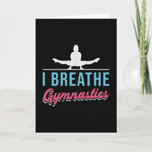 Ik breek de Gymnastiek Acrobat Bars Beam Gymnast Kaart