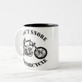 Ik breid geen I-motorfiets ##USAPatriotGraphics Tweekleurige Koffiemok (Voorkant links)