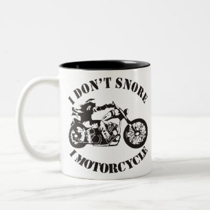 Ik breid geen I-motorfiets ##USAPatriotGraphics Tweekleurige Koffiemok