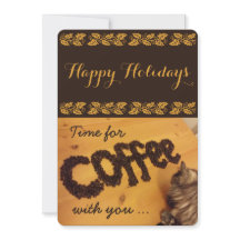 Ik breng de koffie-Kaart van RoseWrites