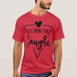 Ik Breng De Lachsalvo's - Hart Bruidsmeisje Bruid T-shirt