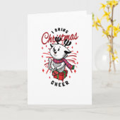Ik Breng Kerstsfeer Kaart (Gele Bloem)