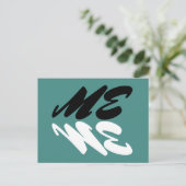 Ik. Briefkaart (Staand voorkant)