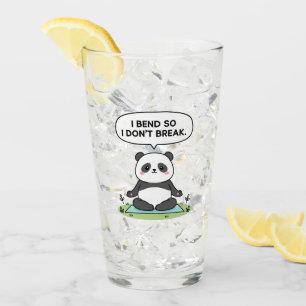 “Ik buig zodat ik niet breek” pandadesign Glas