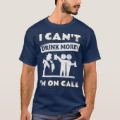 Ik cant me op Call Funny HVAC Tech T-shirt (Voorkant)