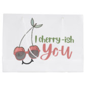 Ik Cherry-ish You Gift Bag Groot Cadeauzakje (Achterkant)