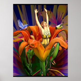 Ik Ching Meditations, hexagram 12, Standstill Poster