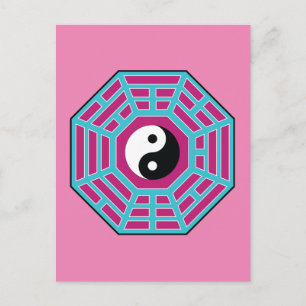 Ik Ching Yin Yang Briefkaart