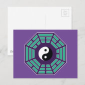 Ik Ching Yin Yang Briefkaart (Voorkant / Achterkant)