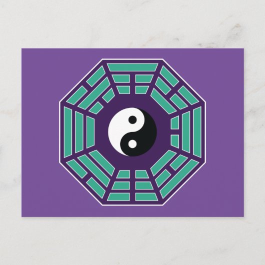 Ik Ching Yin Yang Briefkaart (Voorkant)