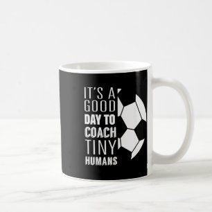 Ik Coach Kleine Mensen Grappige Voetbalcoach Train Koffiemok